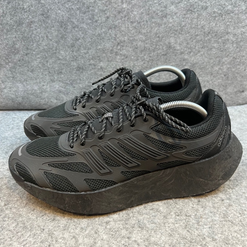 Adidas Adizero Aruku Mens Triple Black Chunky Running Shoes Sneakers Men's 11